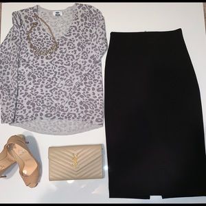 Animal print blouse !